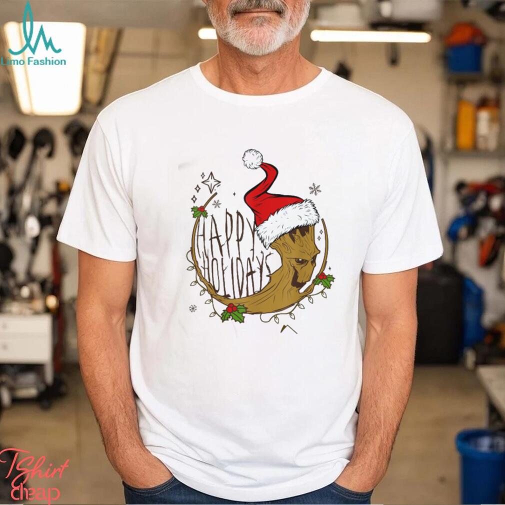 Marvel Guardians Groot Happy Holidays Christmas Shirt Marvel Guardians Groot Happy Holidays Christmas Shirt