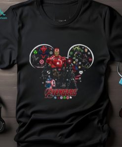 Marvel Iron Man Tony Stark Circle Light Mickey Christmas Disney T Shirt, hoodie, sweater, long sleeve and tank top Marvel Iron Man Tony Stark Circle Light Mickey Christmas Disney T Shirt
