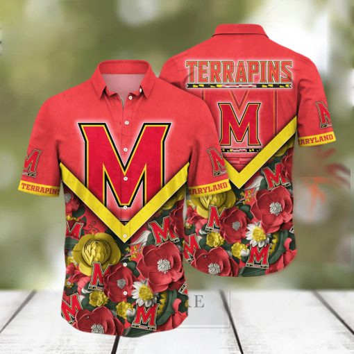 Maryland Terrapins NCAA Hawaiian Shirt Custom Heat Aloha Shirt