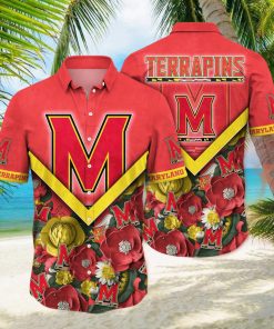 Maryland Terrapins NCAA Hawaiian Shirt Custom Heat Aloha Shirt