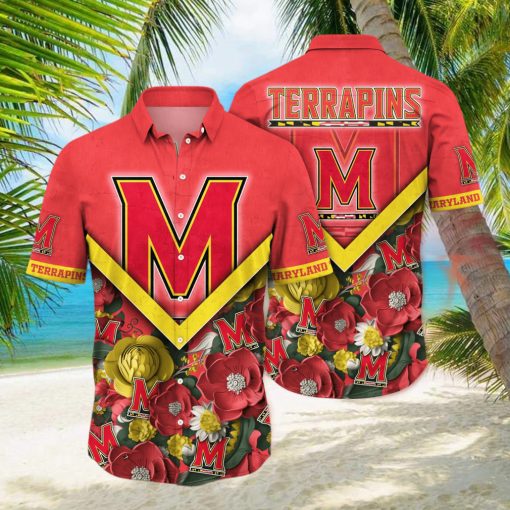 Maryland Terrapins NCAA Hawaiian Shirt Custom Heat Aloha Shirt