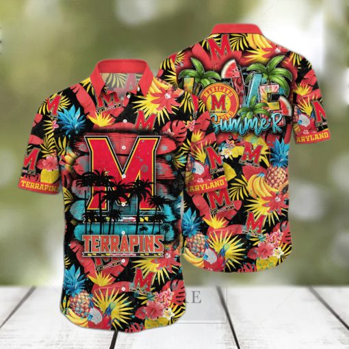 Maryland Terrapins NCAA Hawaiian Shirt Sunbathetime Aloha Shirt