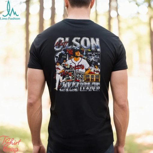 Matt Olson 2023 Home Run Leader Atlanta Braves Vintage 2023 Shirt