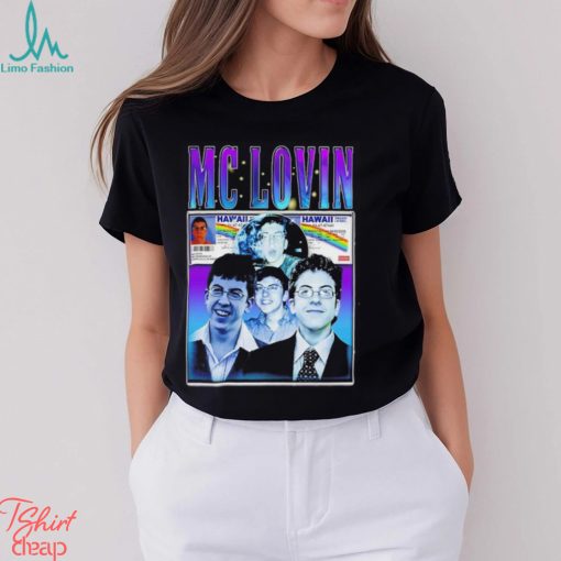 Mclovin Hawaii card shirt