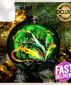 Mega X Rayquaza Moonlight Pokemon 2023 Holiday Christmas Decorations Ornament