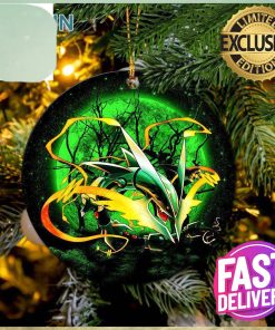 Mega X Rayquaza Moonlight Pokemon 2023 Holiday Christmas Decorations Ornament