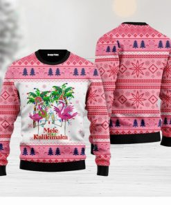 Mele Kalikimaka Flamingo Christmas Ugly Christmas 3D Sweater Men & Women Gift For Men And Women