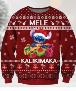 Mele Kalikimaka Stitch Ugly Sweater Christmas