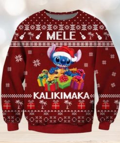 Mele Kalikimaka Stitch Ugly Sweater Christmas