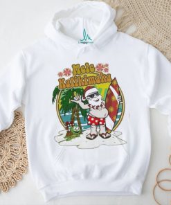 Mele Kalikimaka Surfer Santa Christmas Shirt, hoodie, sweater, long sleeve and tank top Mele Kalikimaka Surfer Santa Christmas Shirt