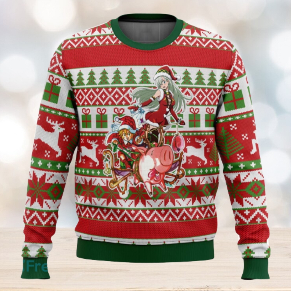 New York Jets Christmas Pattern Ugly Christmas Sweater Christmas Gift aUU -  Limotees