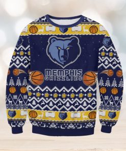 Memphis Grizzlies Ugly Xmas Wool Knitted Sweater