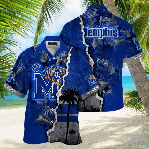 Memphis Tigers NCAA Hawaiian Shirt Custom Vacation Time Aloha Shirt