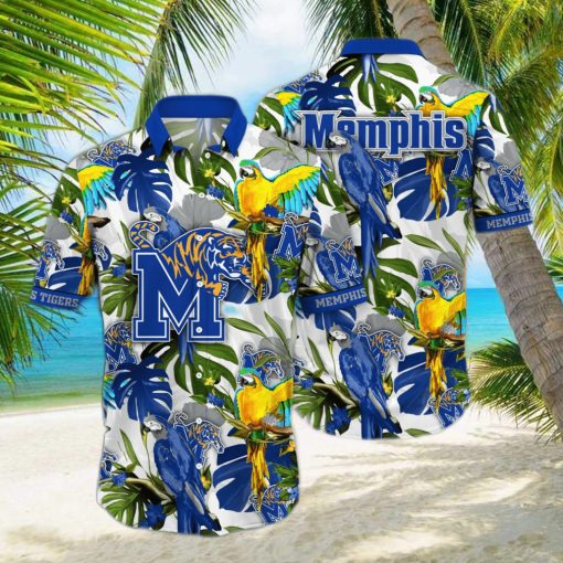 Memphis Tigers NCAA Hawaiian Shirt Summer Nightstime Aloha Shirt