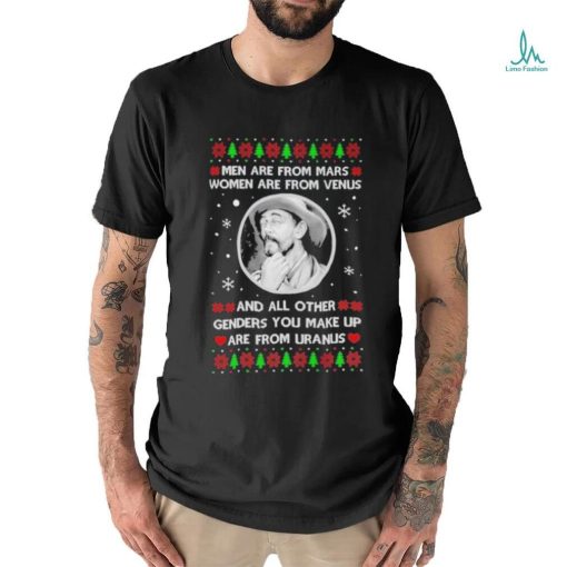Men are from mars women are from venus and all other genders you make up are from Uranus christmas sweater