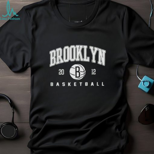 Men’s Fanatics Branded Heather Charcoal Brooklyn Nets Foul Trouble Snow Wash Raglan Pullover shirt