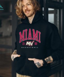 Men’s Fanatics Branded Heather Charcoal Miami Heat Foul Trouble Snow Wash Raglan Pullover shirt