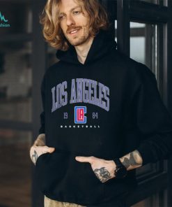 Men’s Fanatics Branded Heather Red LA Clippers Foul Trouble Snow Wash Raglan Pullover shirt