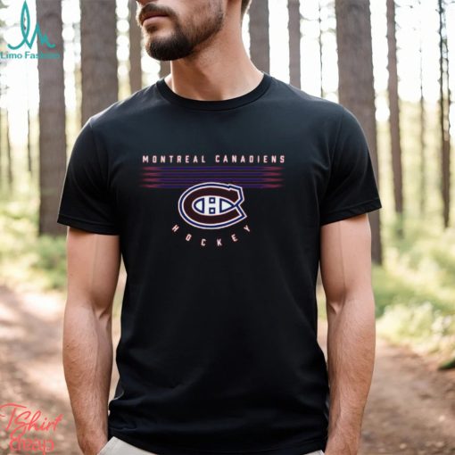 Men’s Montreal Canadiens Levelwear Red Logo Richmond T Shirt