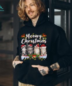 Meowy Christmas Cute Christmas Cat Classic T Shirt