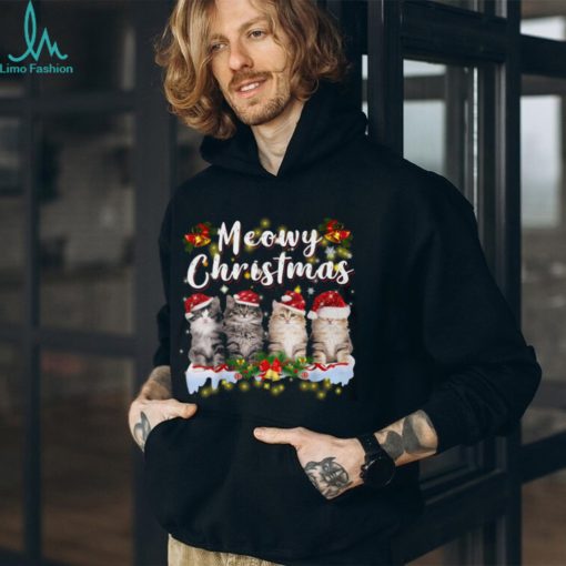 Meowy Christmas   Cute Christmas Cat Classic T Shirt