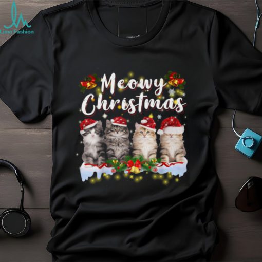 Meowy Christmas   Cute Christmas Cat Classic T Shirt