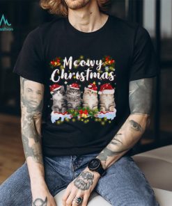 Meowy Christmas Cute Christmas Cat Classic T Shirt