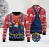 Los Angeles Angels Tropical Patterns Ugly Xmas Sweater