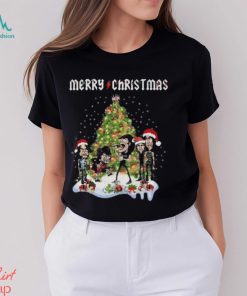 Merry Christmas ACDC Rock Band T Shirt