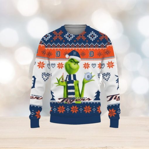 Merry Christmas Baseball American Grinch Cute Oakland Athletics 3D Sweater