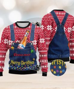 Merry Christmas Coors Light Ugly Christmas Sweater