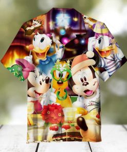 Merry Christmas & Disney Unisex Aloha Hawaiian Shirt