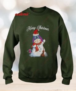 Merry Christmas Eeyore Snowman Ugly Christmas Sweater Shirt