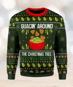 Merry Christmas Guacin Around The Christmas Tree Ugly Christmas Sweater