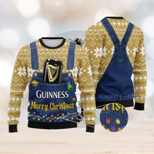 Merry Christmas Guinness Christmas Ugly Christmas Holiday Sweater