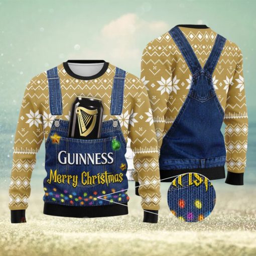 Merry Christmas Guinness Christmas Ugly Christmas Holiday Sweater