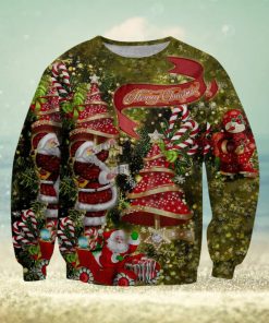 Merry Christmas Knitting Pattern Ugly Christmas Holiday Sweater