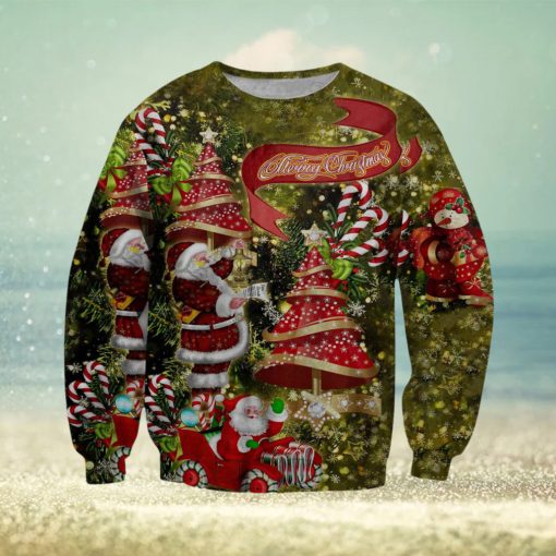 Merry Christmas Knitting Pattern Ugly Christmas Holiday Sweater