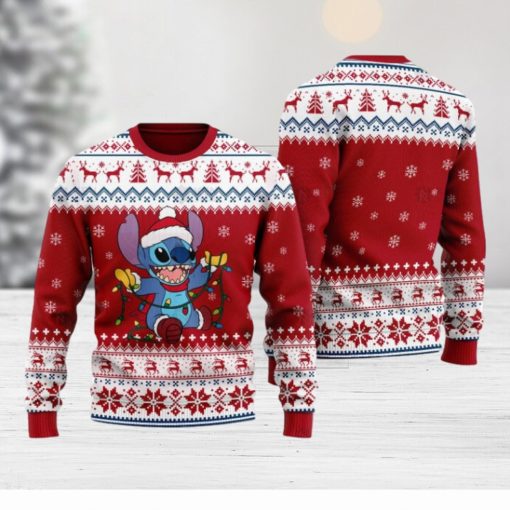 Merry Christmas Stitch Ugly Sweater Christmas