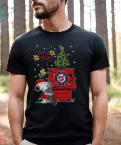 Merry Christmas Ugly Sweat Snoopy Washington Nationals Shirt