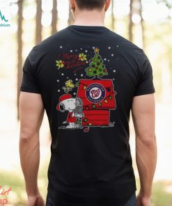 Merry Christmas Ugly Sweat Snoopy Washington Nationals Shirt