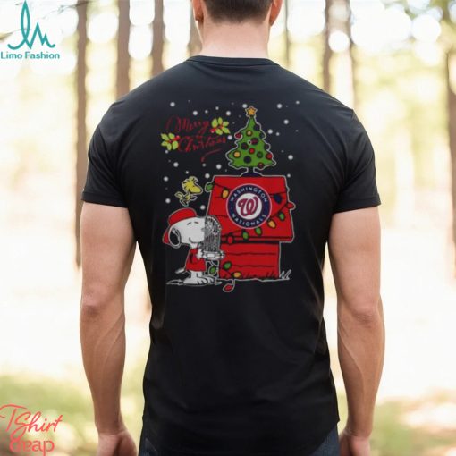 Merry Christmas Ugly Sweat Snoopy Washington Nationals Shirt
