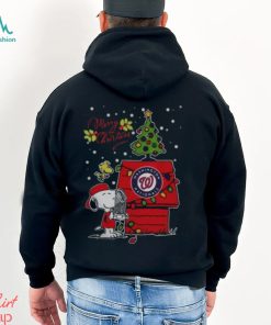 Merry Christmas Ugly Sweat Snoopy Washington Nationals Shirt