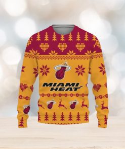 Merry Christmas Ugly Sweater Funny Miami Heat Hot Trend For Fans Club