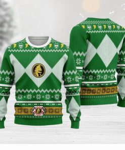 Merry Christmas Unisex Ugly Christmas Sweater Christmas Gifts Unisex Green Power Ranger Sweater