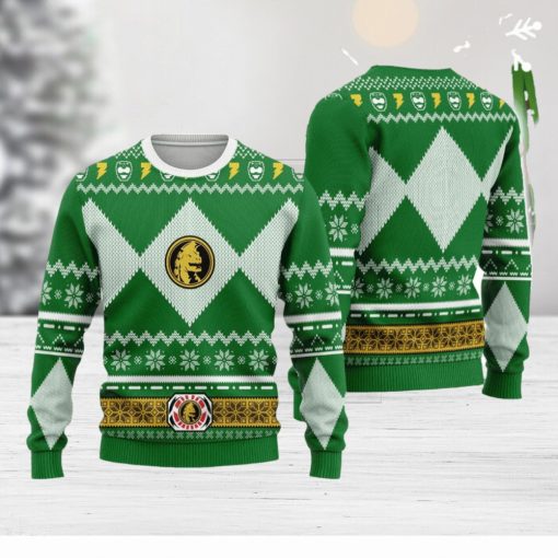 Merry Christmas Unisex Ugly Christmas Sweater Christmas Gifts Unisex Green Power Ranger Sweater