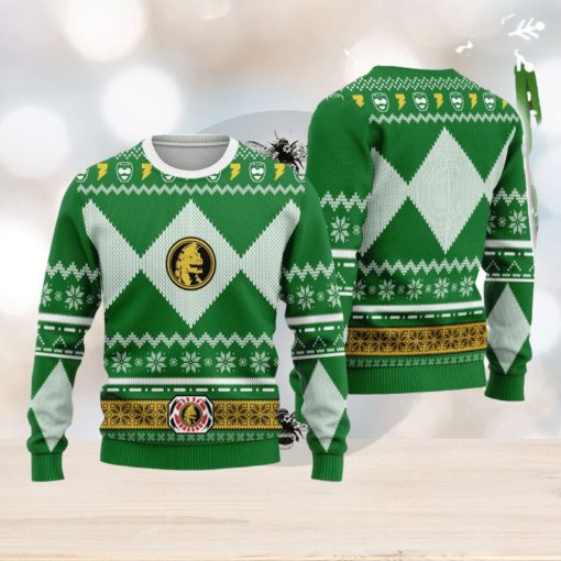 Merry Christmas Unisex Ugly Christmas Sweater Christmas Gifts Unisex Green Power Ranger Sweater