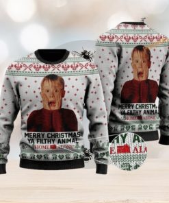 Merry Christmas Ya Filthy Animal Home Alone Christmas 3D Cute Ugly Christmas Sweater