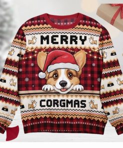 Merry Corgmas   Personalized Ugly Sweater