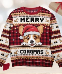 Merry Corgmas   Personalized Ugly Sweater